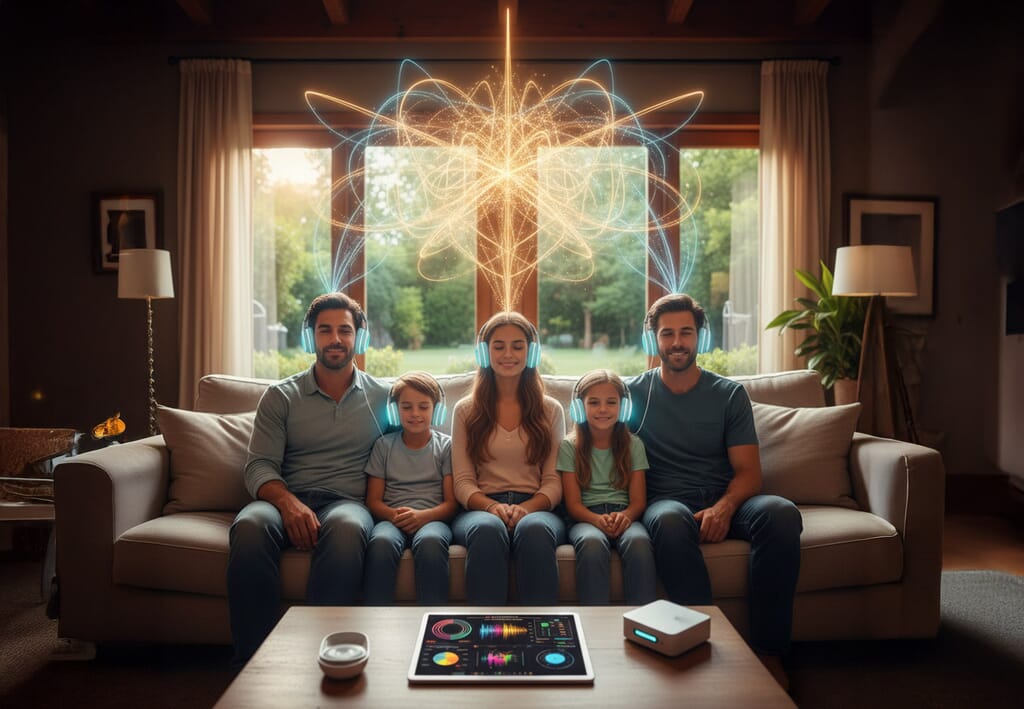 aile-boyu-dikkat-ve-algı-gelistirme-seansi-neurosound-cihazi