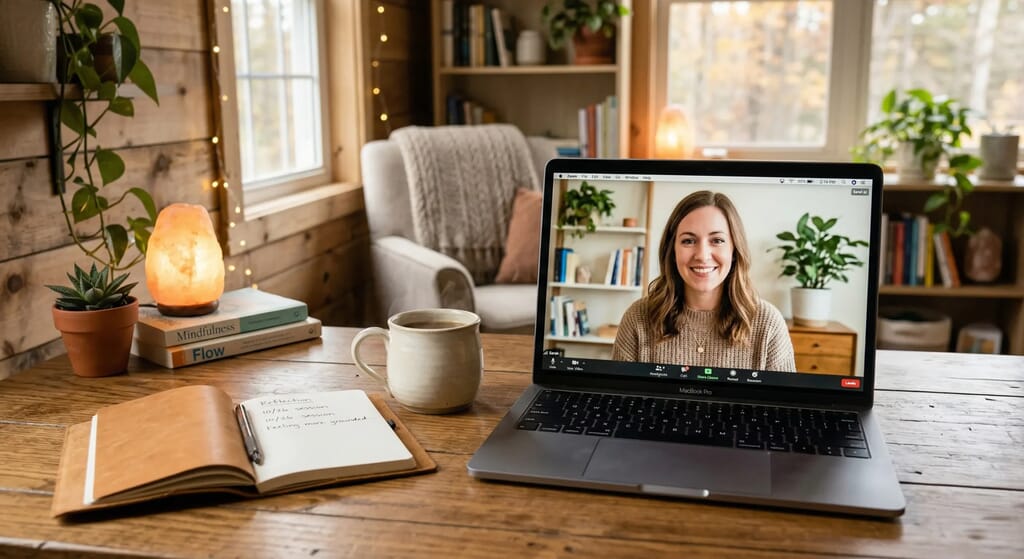 Online danışmanlık ve profesyonel psikolojik destek seansı.